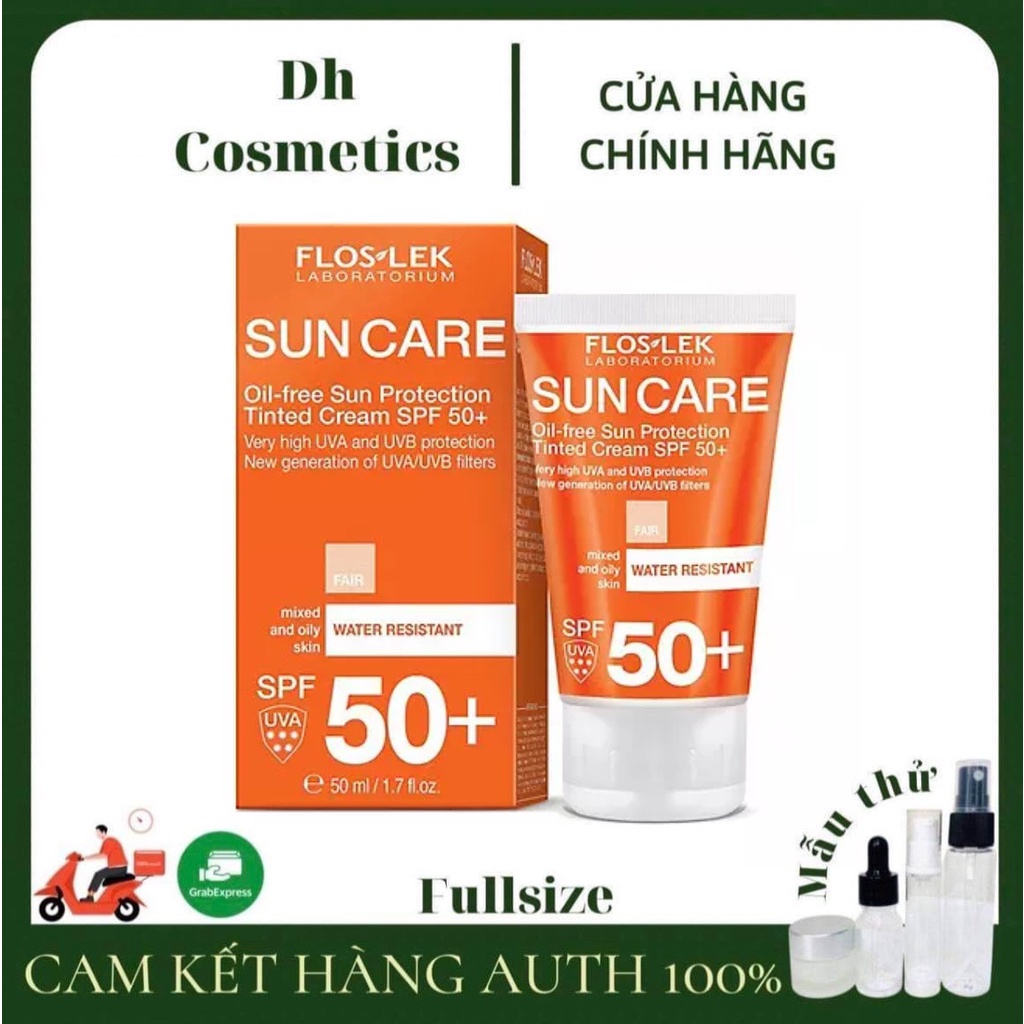 Kem chống nắng kiềm dầu Floslex Sun Care Oil Free Sun Protection Tinted