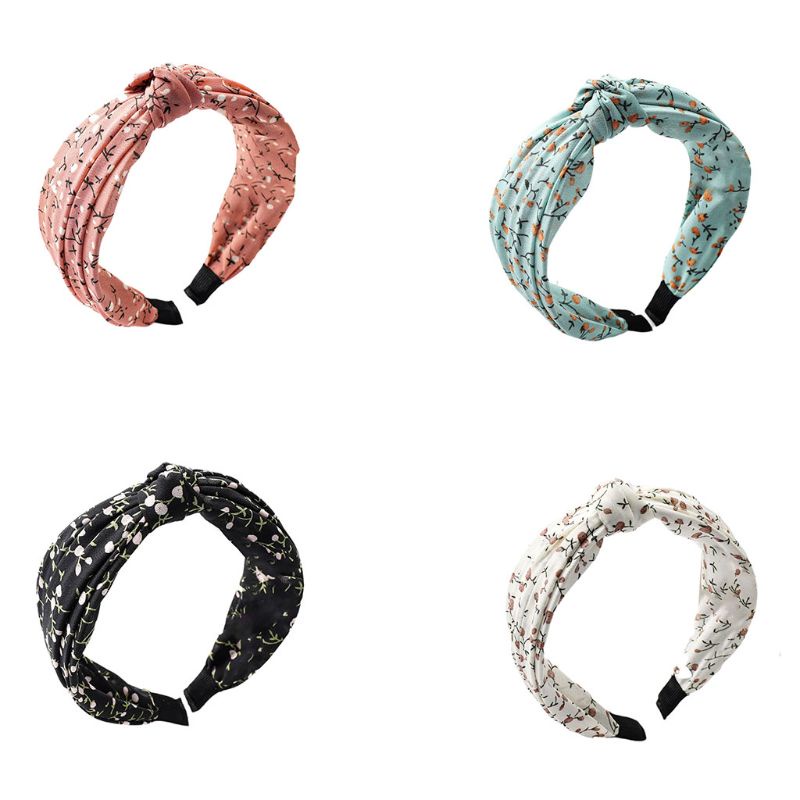 Băng Đô Thắt Nút Phong Cách Hàn Quốc Xinh Xắn Cho Nữ