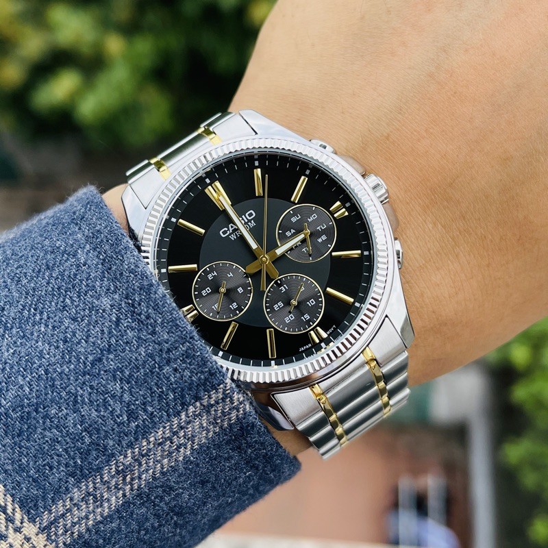 Đồng hồ Nam casio Mtp-1375sg-1avdf( Fullbox chính hãng )