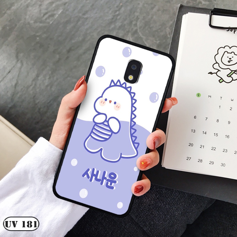 Ốp lưng  Samsung Galaxy J3 Pro - Lưng nhám viền dẻo in 2D