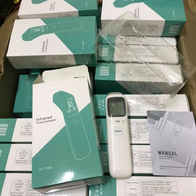 Nhiệt kế hồng ngoại cảm ứng đo trán INFRARED CK-T1803