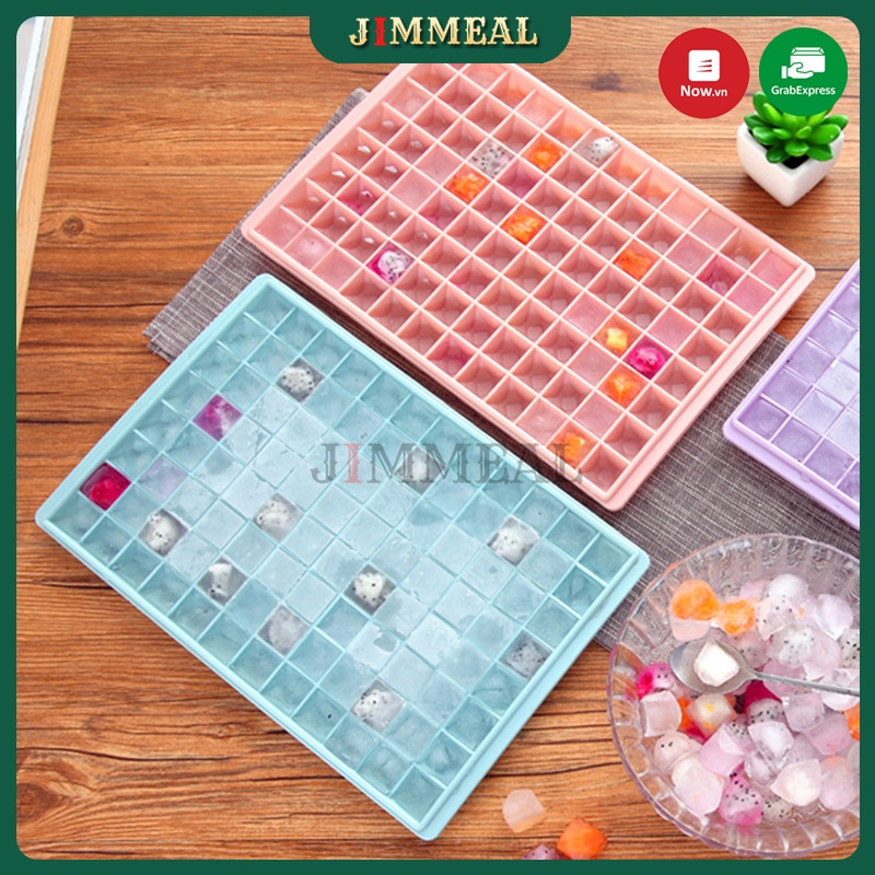 Khay Làm Đá Viên Kim Cương 96 Viên, Khay Đựng Đá Tủ Lạnh Làm Thạch, Rau Câu Tiện Dụng
