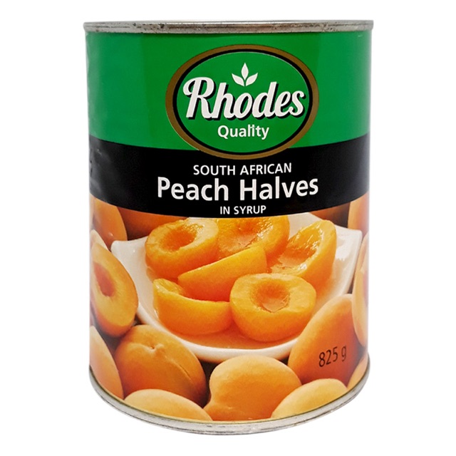 Đào ngâm rhodes 825g