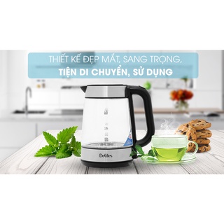 Bình đun siêu tốc Delites 1.7 lít FD-625 (MỚI 100%, BẢO HÀNH 12 THÁNG CHÍNH HÃNG)