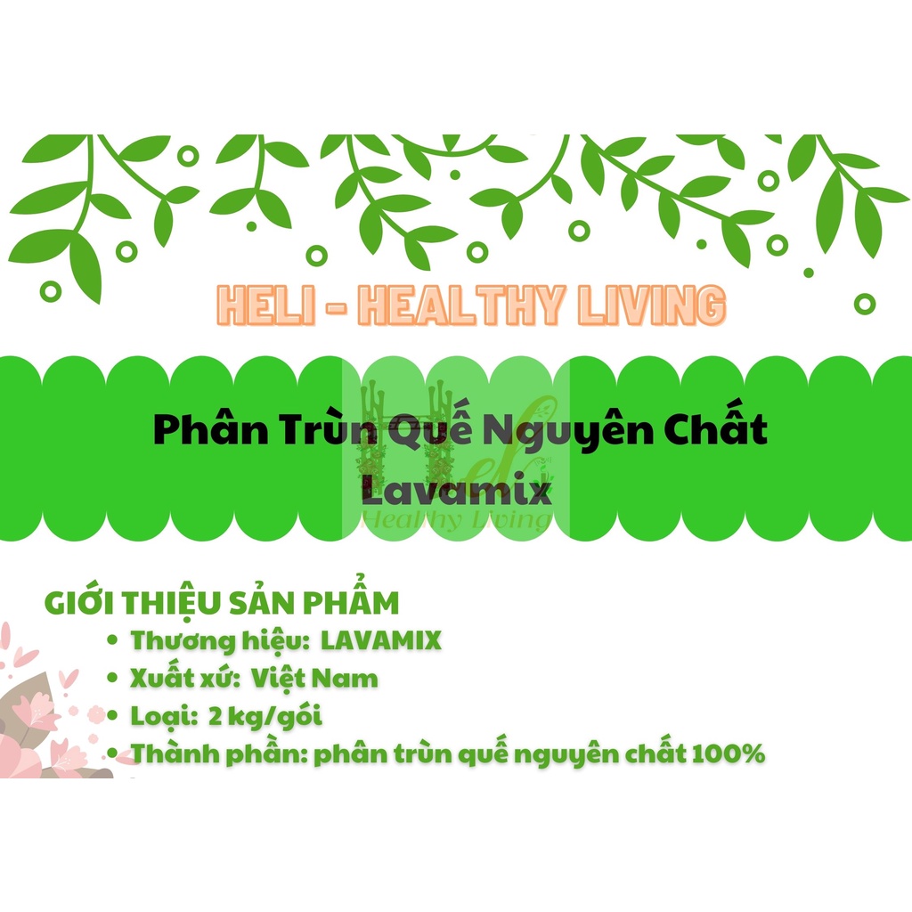 Phân Trùn Quế Nguyên Chất Lavamix 2Kg Phân Hữu Cơ Bón Rau và Cây Cảnh, Trộn Giá Thể Đất Sạch Xơ DừaTrồng Cây