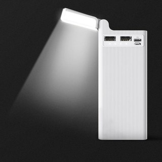 PIN SẠC DỰ PHÒNG HOCO J62A KIÊM ĐÈN ĐỌC SÁCH / ĐÈN SOI BAN ĐÊM, 2 CỔNG RA, TÍCH ĐIỆN 10000MAH - HÀNG CHÍNH HÃNG