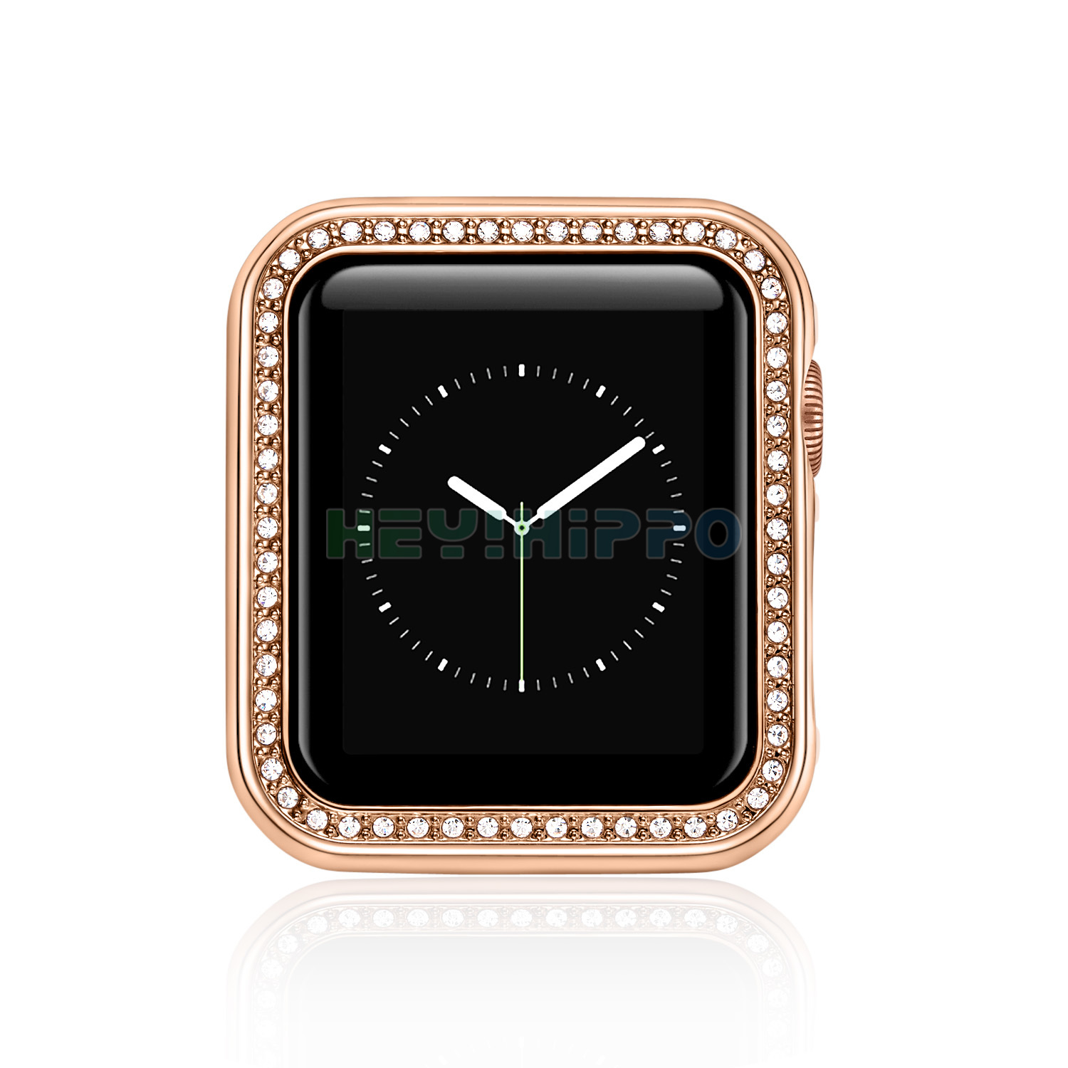 Ốp Lưng Kim Loại Cho Đồng Hồ Apple Watch 6 Se 5 4 3 2 1 38mm 42mm 40mm 44mm Kèm Dây Đeo