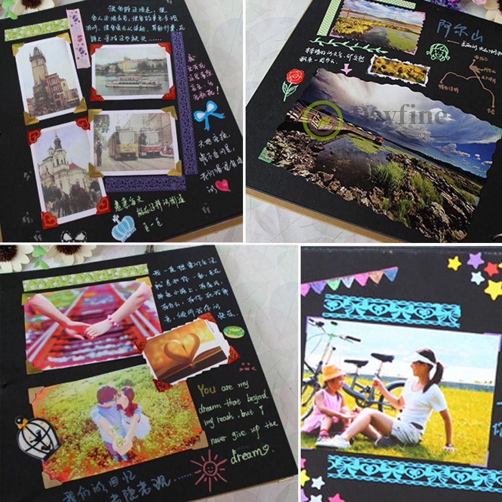 HANDMADE Set 20 Tấm Hình Trang Trí Album 175x175mm