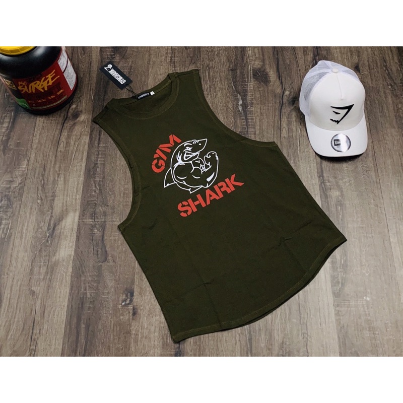 [giảm sốc]áo tank top, áo ba lỗ gym nam GYMSHARK cực chất.