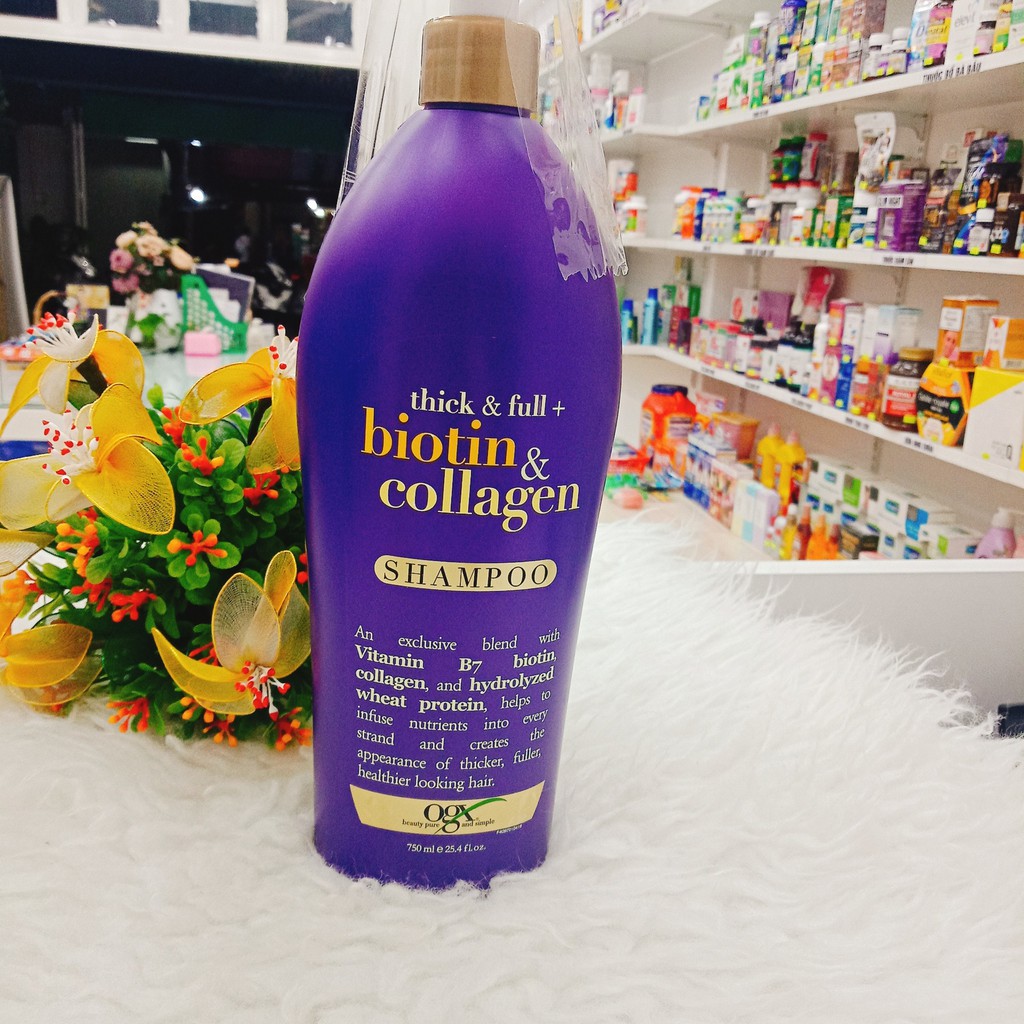 DẦU GỘI BIOTIN & COLLAGEN - 750 ML