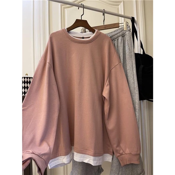Áo sweater nỉ chân cua Quảng Châu xịn kèm ảnh thật cận chất - Liyeclothes