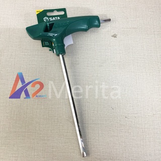 Chìa lục giác cầm tay chữ T 6.0mm Sata 83312