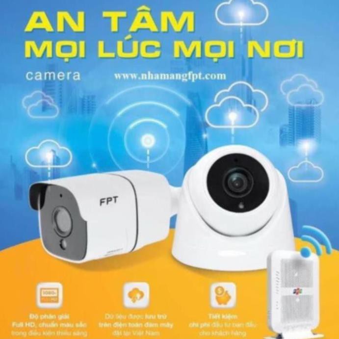 CAMERA FPT TRONG NHÀ |FREE 7 THÁNG THUÊ BAO| - Full HD - Cảm biến hình ảnh 1/2.8″ Sony IMX307- 1080p