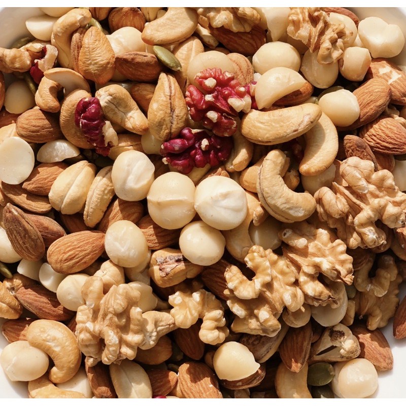 Hạt dinh dưỡng Mixed Nuts 240g (OMEGA3) 4 loại hạt: Macca, hạnh nhân, óc chó, hạt điều  đã sấy chín, tách vỏ IMINT FODD