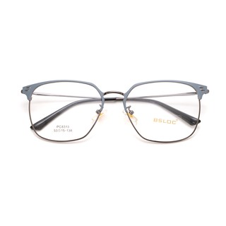 Gọng Kim Loại Bsloc 8313 Xám - Gọng Kính Kim Loại unisex Sunglassesforyou