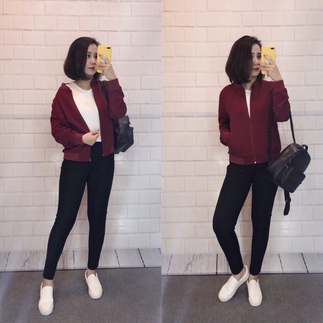 Áo khoác Bomber nữ