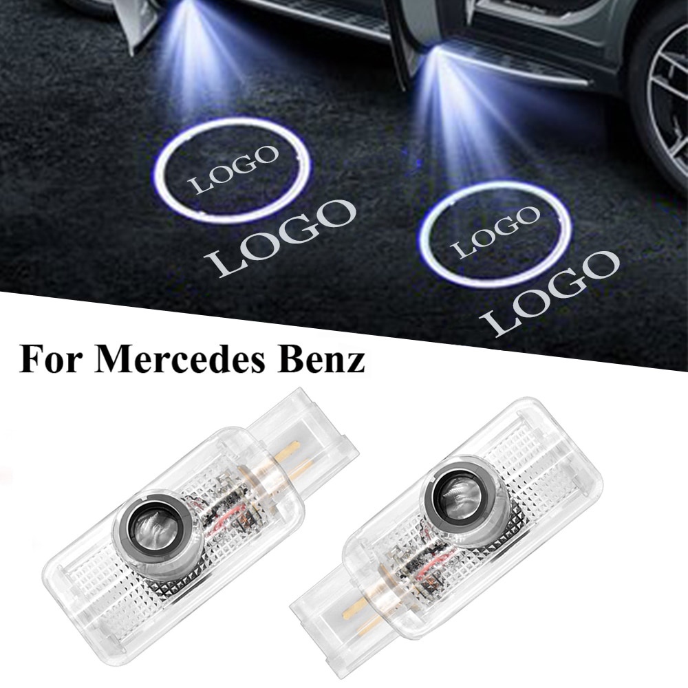 Đèn laser Chiếu logo Gắn Cửa Xe Hơi mercedes benz w215 r ml w164 gl x164 r300 r350 r400 r450