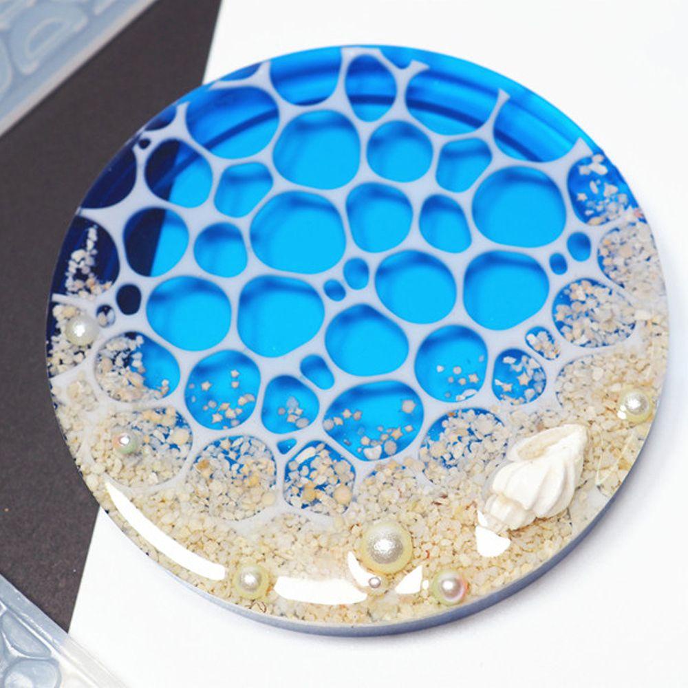 FAY Khuôn Làm Đồ Thủ Công Bằng Nhựa Resin UV Hình Sóng Biển