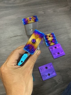 Nắp chụp tăng sên âm titan