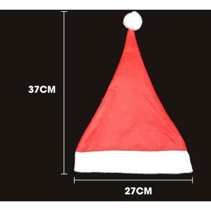 Mũ Ông Già Noel Giáng Sinh - Nón Ông Già Noel Người Lớn Và Trẻ Em