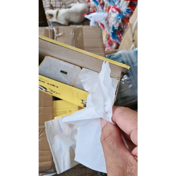 Hộp 3 gói khăn giấy gấu trúc cao cấp qùa tặng từ Unilever
