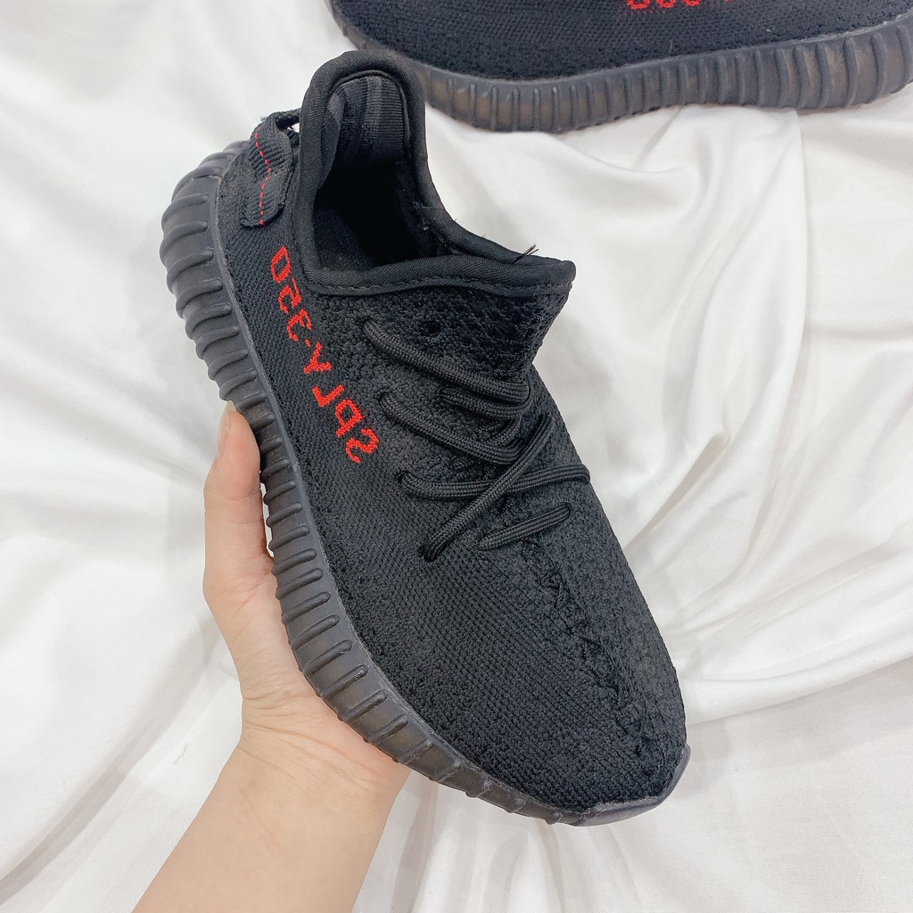 Giày Thể Thao Nam Nữ Ngô Thắng YZ 350 Core Black Red