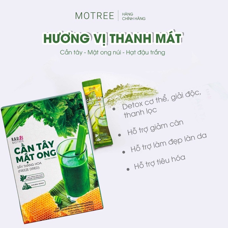 Cần Tây Mật Ong Motree [1 Hộp 14 Gói/4g] | BigBuy360 - bigbuy360.vn