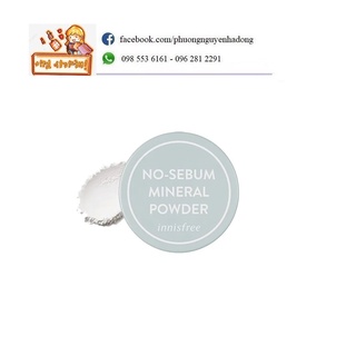 (Thách Thức Da Dầu) PHẤN PHỦ DẠNG BỘT KHOÁNG INNISFREE NO SEBUM MINERAL POWDER