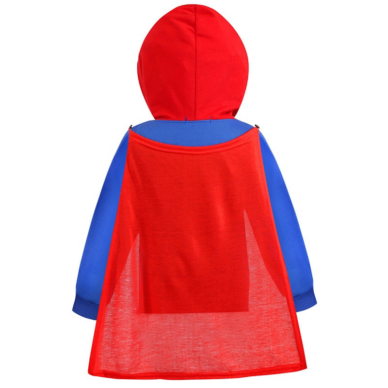 Áo Khoác Hoodie Siêu Anh Hùng Cho Bé Trai (3-8 Tuổi)