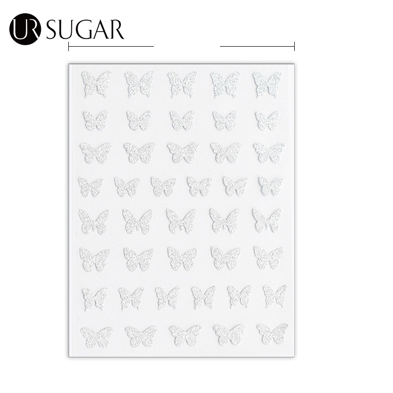 Miếng dán 3D UR SUGAR hình gấu/ ngôi sao/ bướm trang trí móng tay nghệ thuật