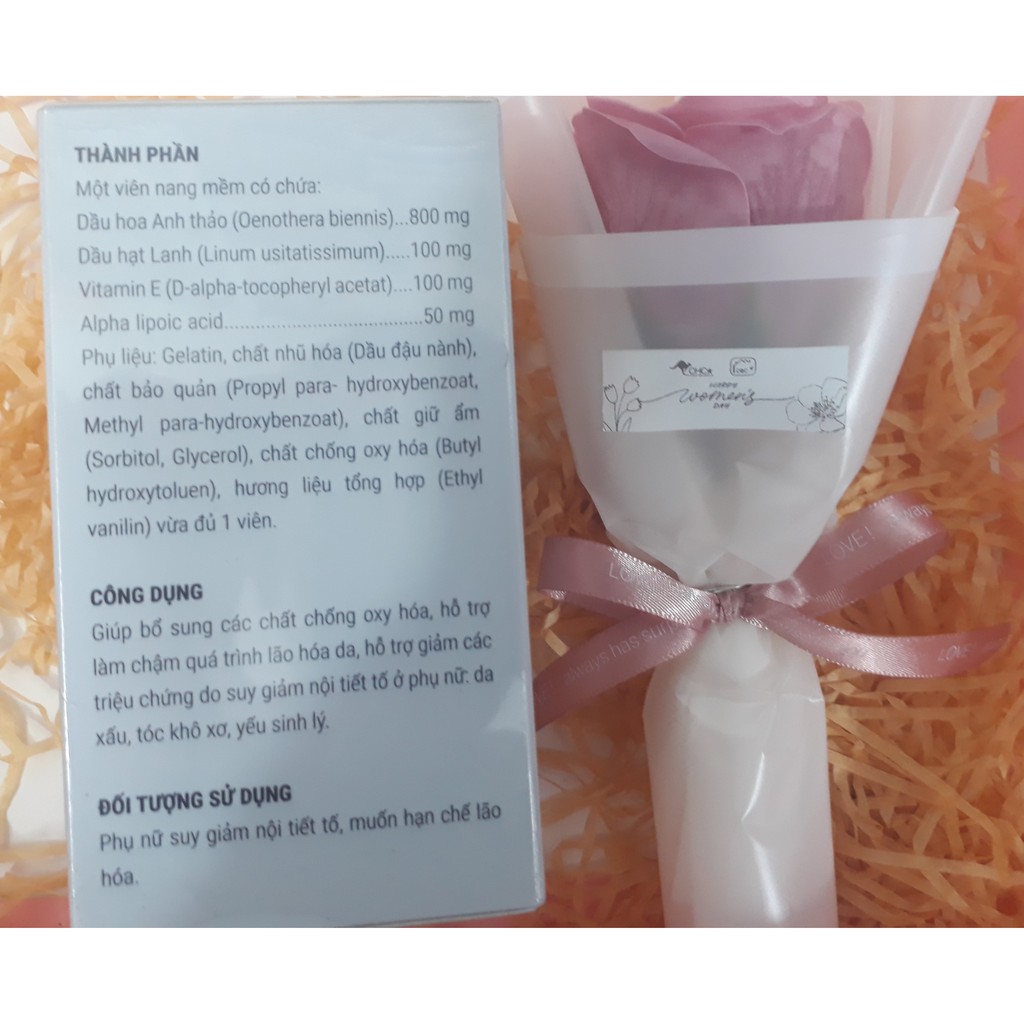 (CHÍNH HÃNG) Viên uống Tinh dầu Hoa Anh Thảo OENEVA, tăng cường nội tiết tố nữ, chống lão hóa, tóc khô xơ, yếu sinh lý | BigBuy360 - bigbuy360.vn