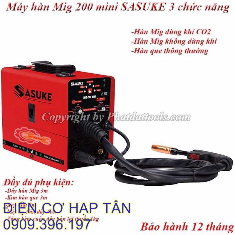 MÁY HÀN MIG SASUKE MINI-  3 CHỨC NĂNG