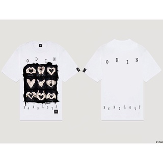 Áo thun oversise hand love , áo phông cotton nam nữ unisex, odin clothing