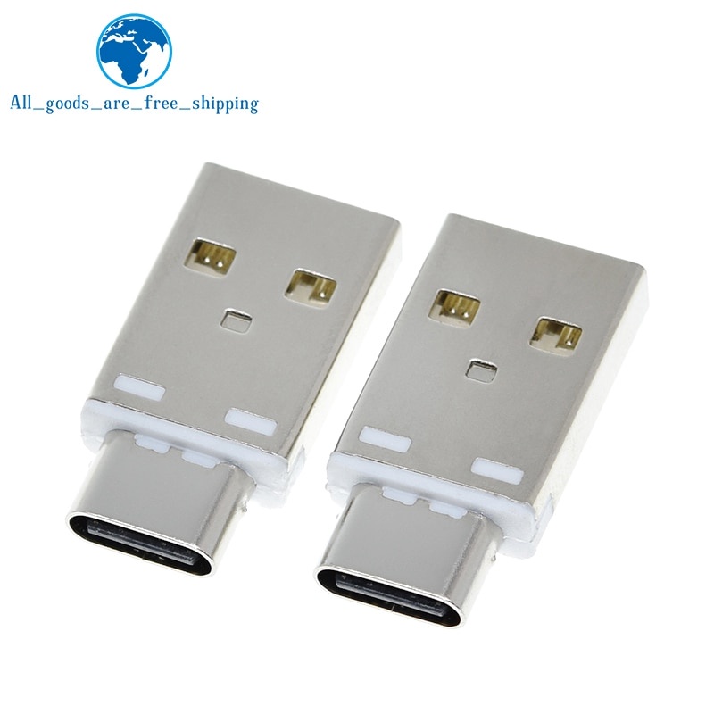 TZT 5A Mini Converter TYPE A Male USB To TYPE-C Female USB 3.1 Plug Connector Compatibility QC4.0 QC3.0 PD Mobile Phone Charger