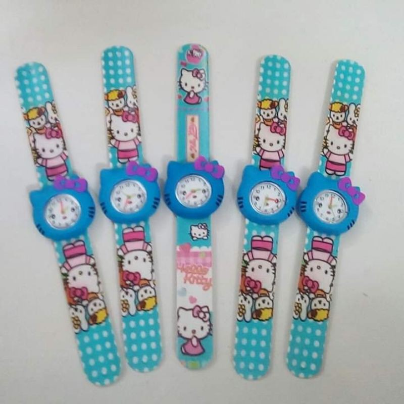 ( Loại 1 ) Đồng hồ đập tay Hello Kitty xinh cho bé