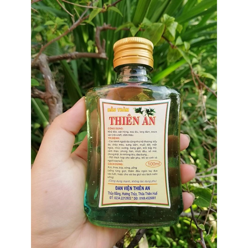 Dầu tràm huế - dầu tràm Đan Viện Thiên An Huế - 100 ml. Dầu tràm Thiên An. Dầu tràm Huế. Dầu tràm cho bé