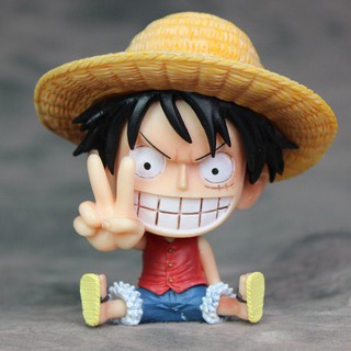 Mô Hình Nhân Vật Luffy Ngồi Say Hi ChiBi - One piece