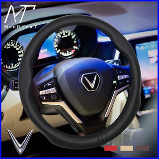 For Vinfast Bọc vô lăng da bò thật ô tô cao cấp đẹp Vinfast Fadil Vinfast Lux a2.0 Vinfast sa a Vinfast Klara S loa blue