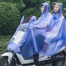 Áo Mưa 2 Đầu Có Kính Che Mặt / Màu Ngẫu Nhiên sẵn hàng