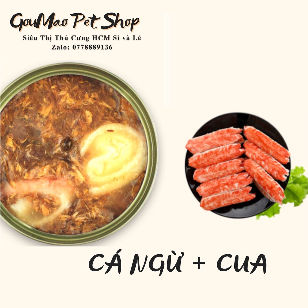 THỨC ĂN, PATE ĐÓNG HỘP CHO MÈO MIAOSHUANG 6 VỊ 170G