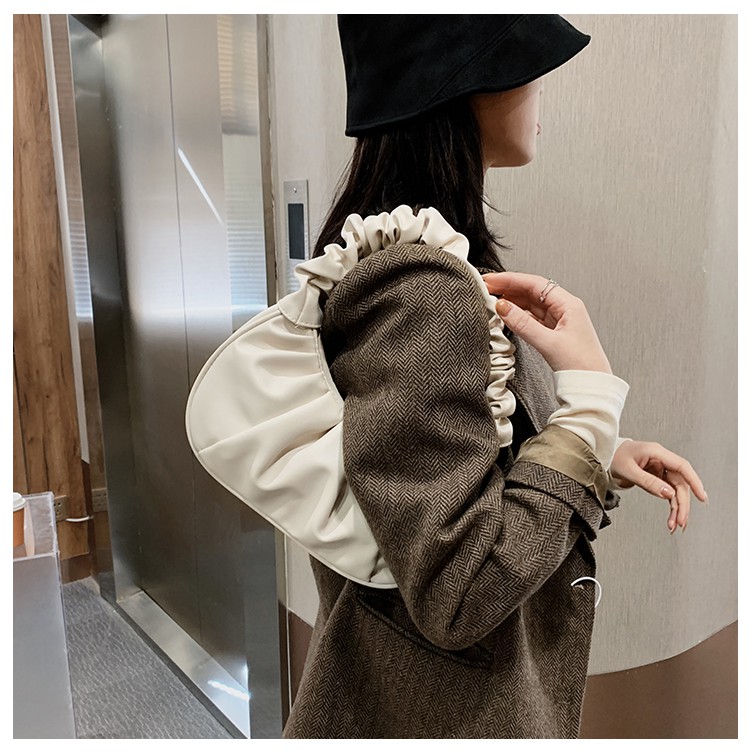 Túi Xách Nữ ♥️FREESHIP♥️ Túi Nữ Da Mềm Kẹp Nách Quai Nhúm Tiểu Thư PG 38