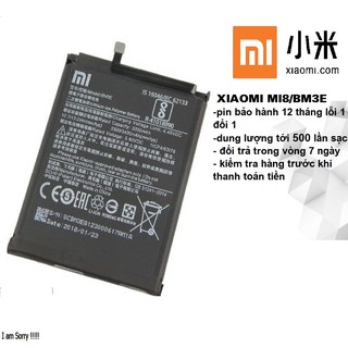 Pin Xiaomi Mi 8/ BM3E Bh 12 tháng