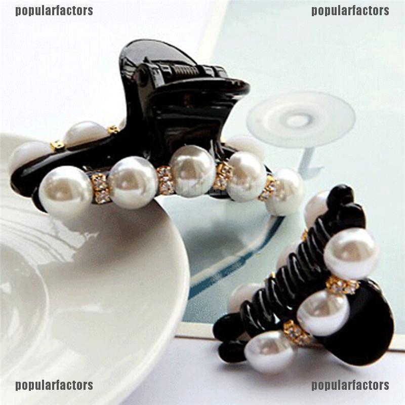 Tóc Giả Đính Ngọc Trai Phong Cách Hàn Quốc