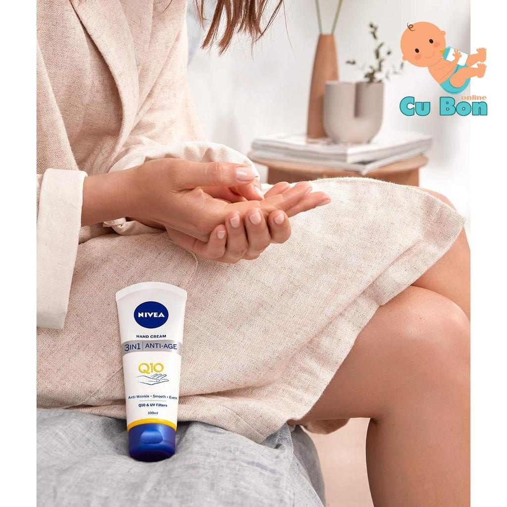 Kem dưỡng da tay NIVEA Q10 Hand Creme 3in1 Anti-Age 75ml Đức
