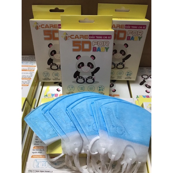 Khẩu trang 5D baby TT CARE, của công ty TRỊNH TRUNG, dành cho bé từ 1-6tuổi