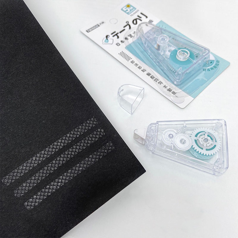 Băng Keo Hai Mặt 5mm*5m Họa Tiết Chấm Bi Dùng Để Trang Trí Sổ Tay DIY