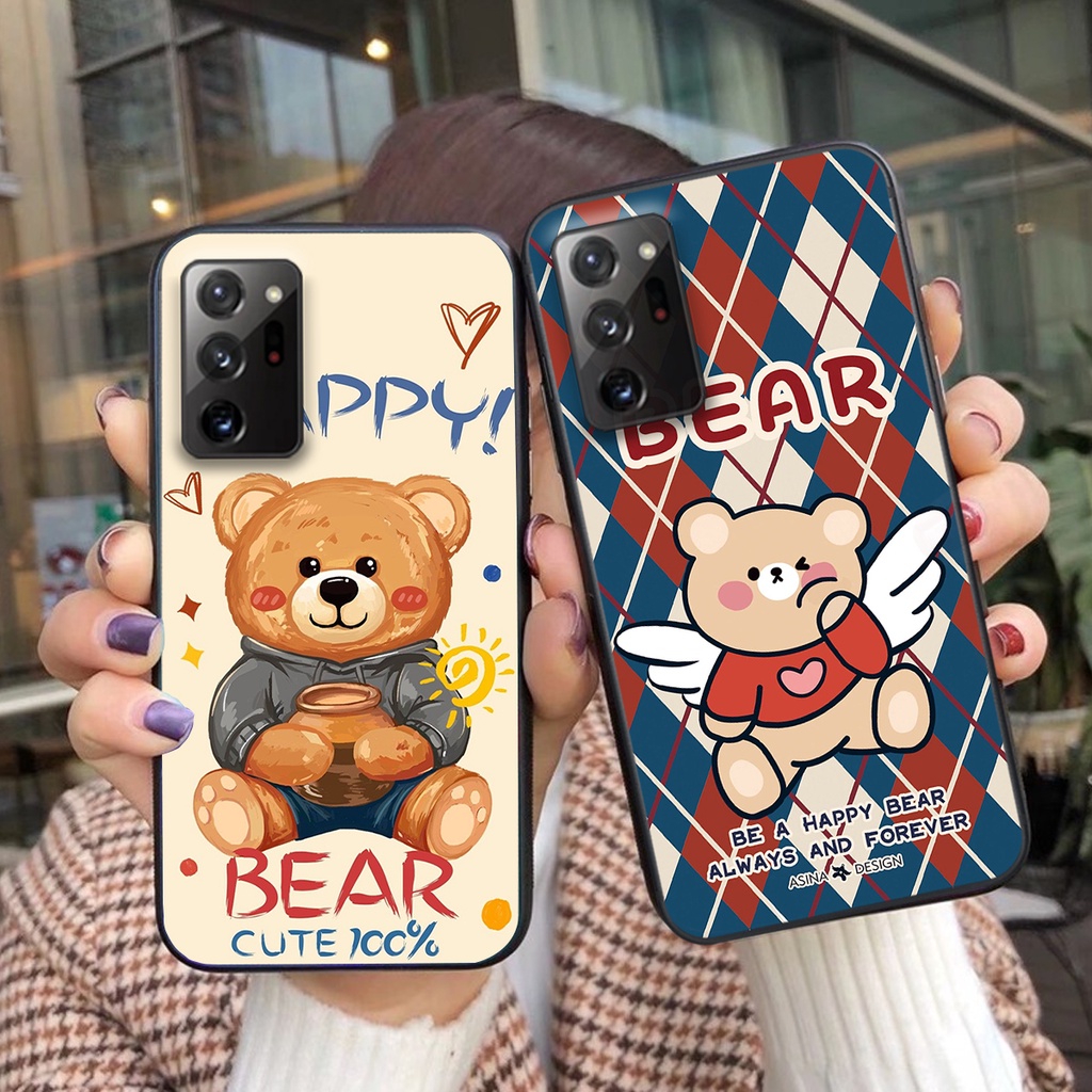 Ốp lưng Samsung Note 20 / Note 20 Plus / Note 20 Ultra / Note 20+ gấu cute SIÊU RẺ-SIÊU CHẤT