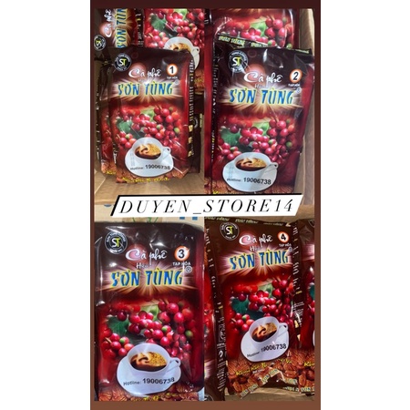 Cà phê Sơn Tùng loại 1-2-3-4 gói 500g