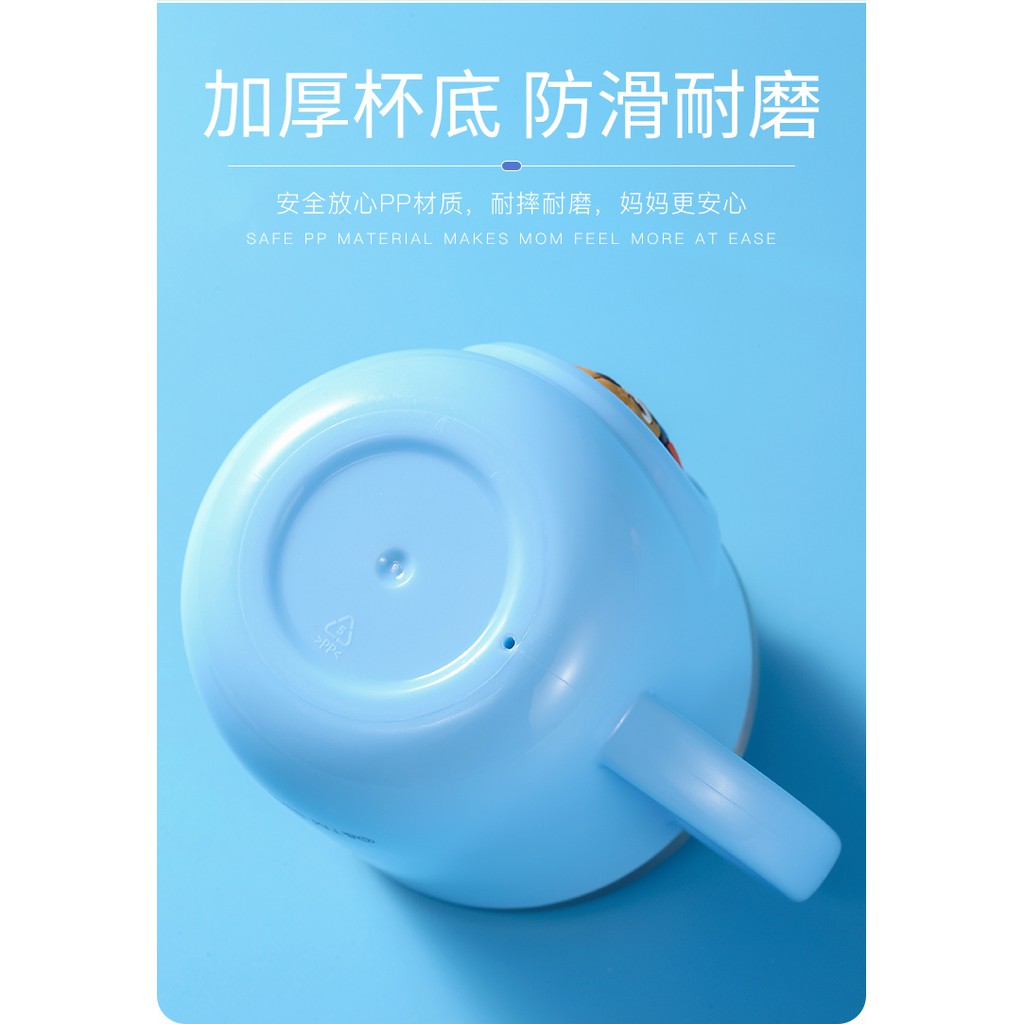 Cốc Uống Sữa Có Thang Đo Bằng Thép Không Gỉ Họa Tiết Disney Dễ Thương Cho Bé