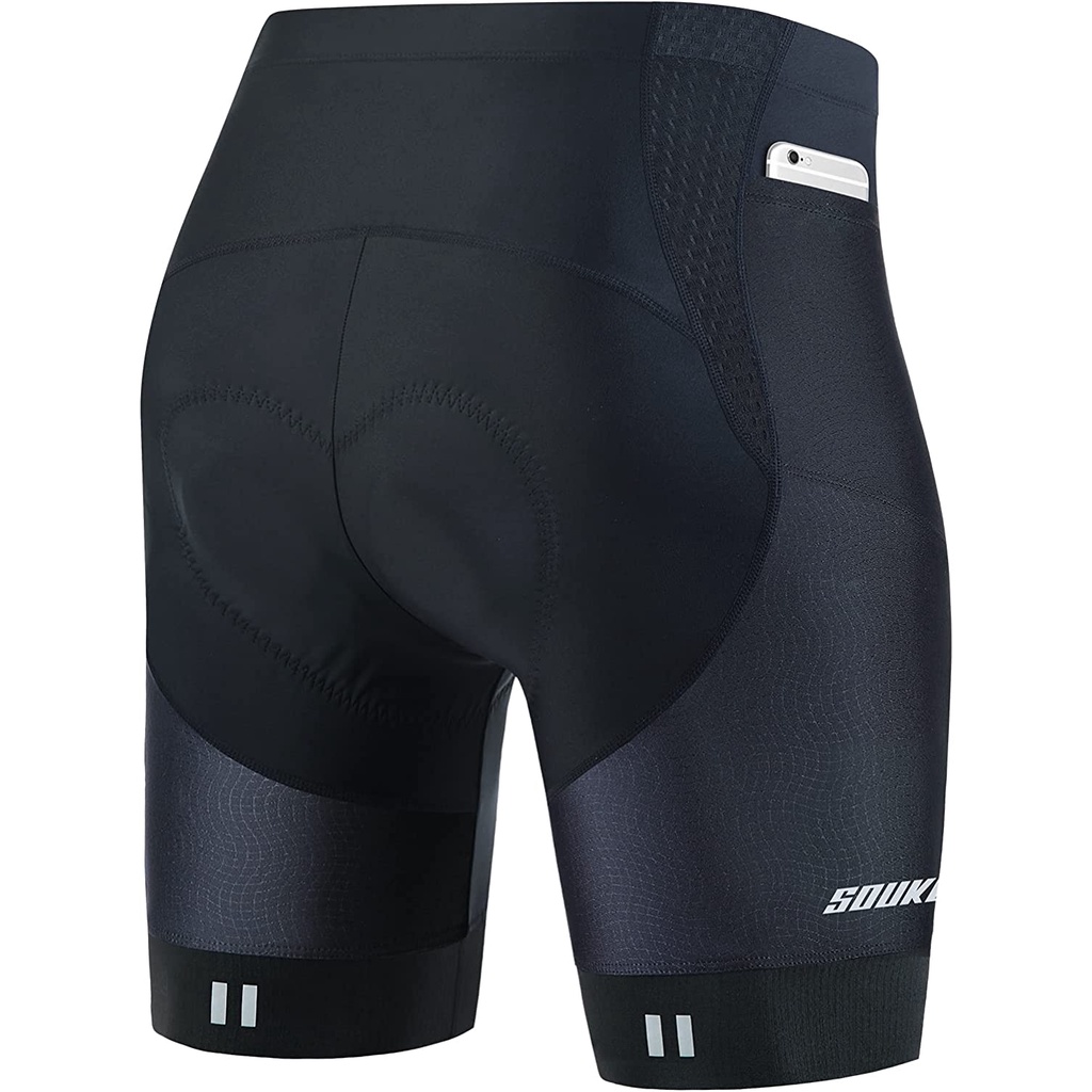 Quần Short Đạp Xe Có 2 Túi 20D Có Đệm Thoải Mái